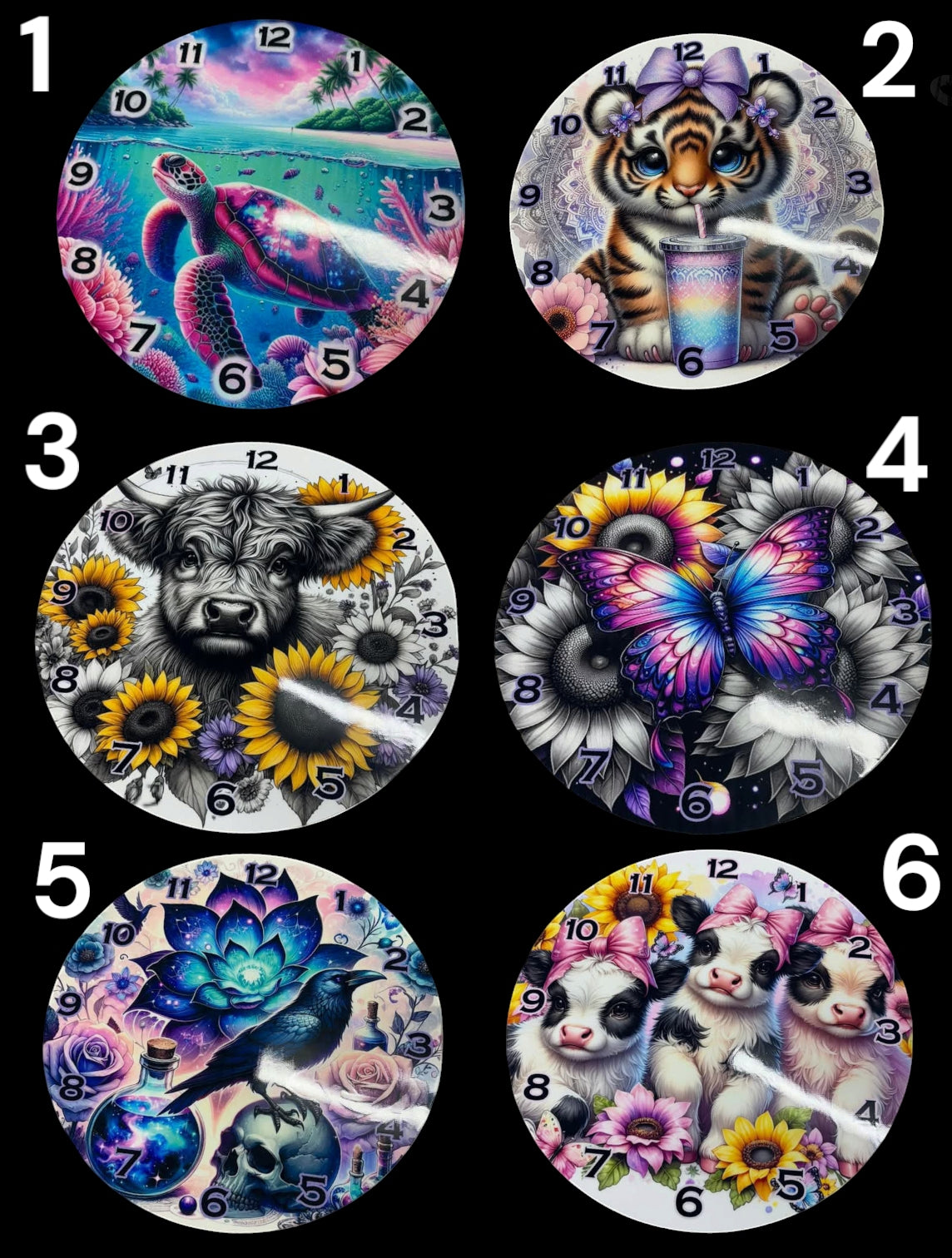 Custom Pre-made CLOCKS