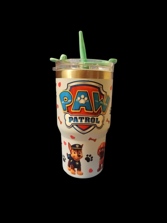 Custom 20oz kids tumbler with your choice of print.