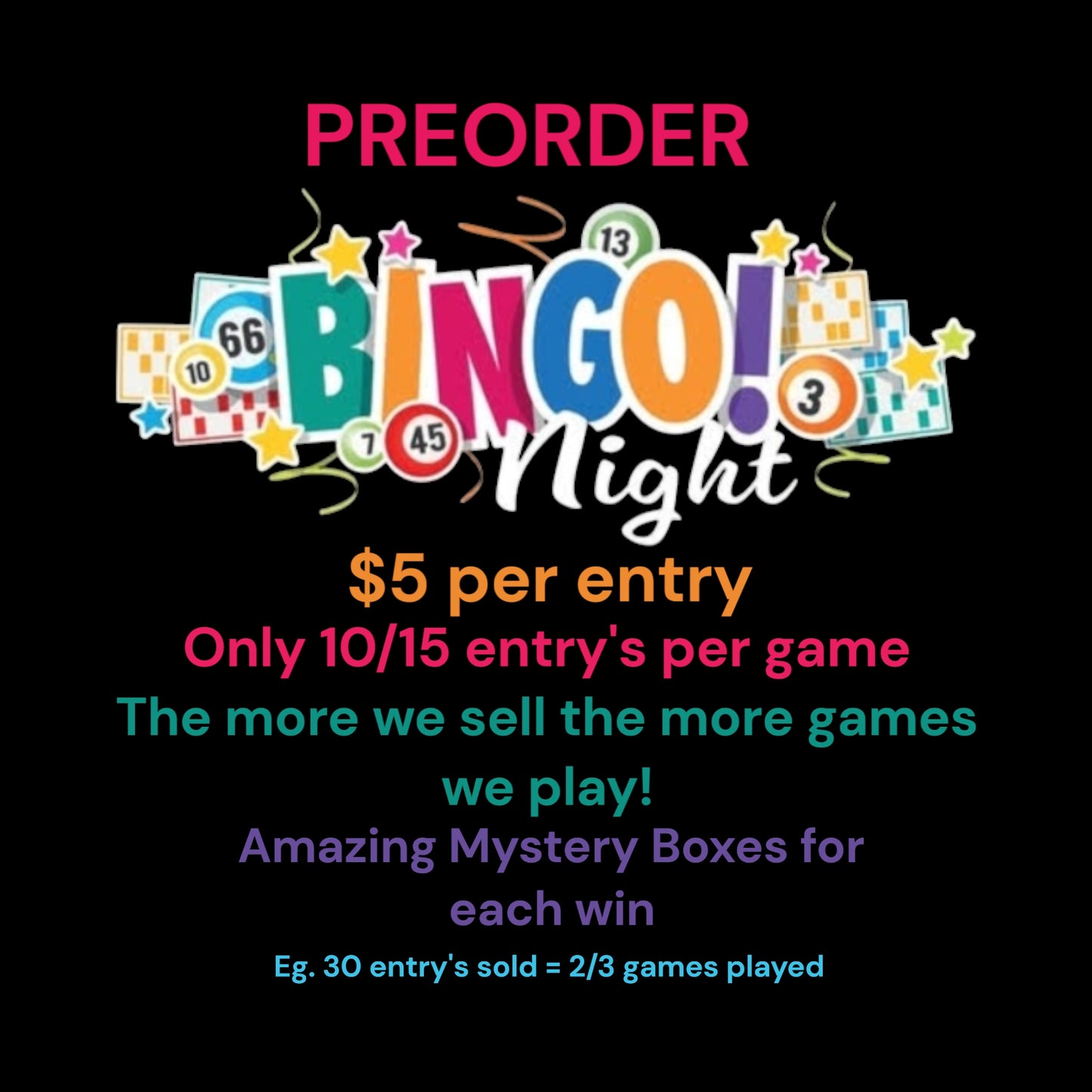 Preorder live